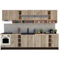 Bucatarie COSSY NEW 340 Wenge / Decor K002
